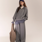 Fake Two Piece Hood Jacket / Sweat Pants ASG0001