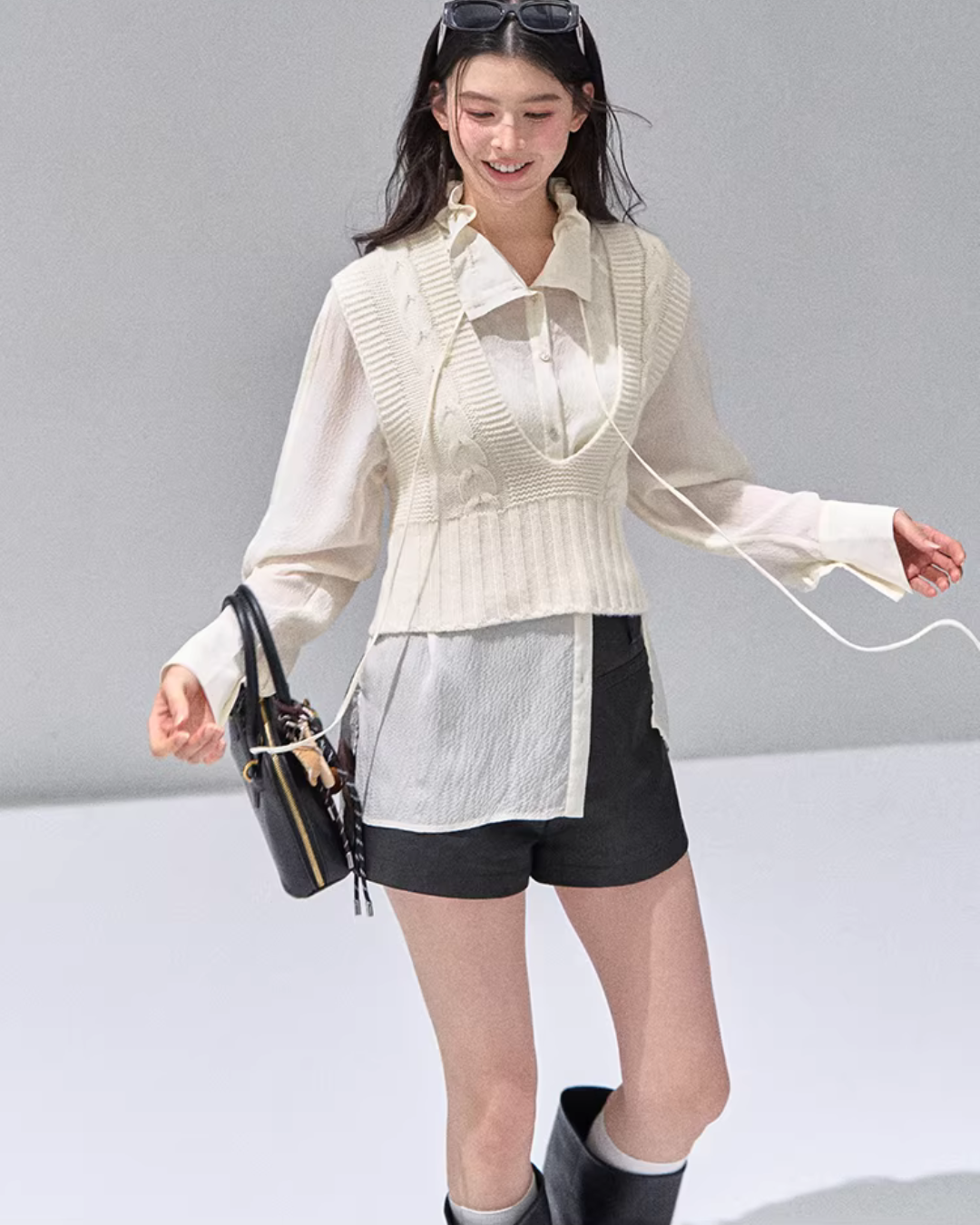 Fluffy Chiffon Shirt RCR0012