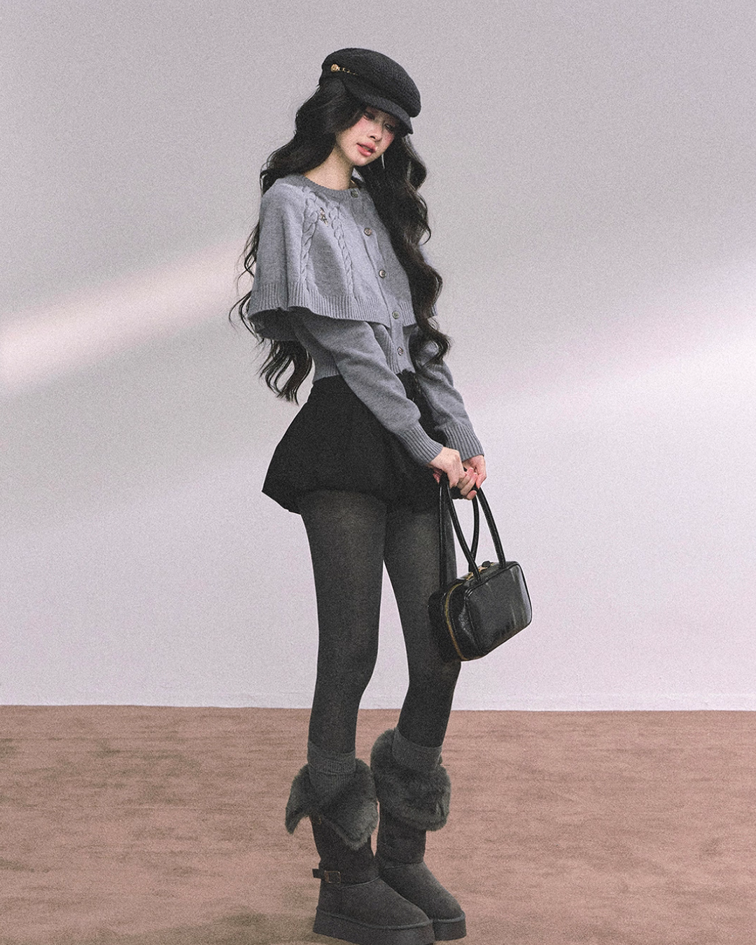 Cape Long Sleeve Knit LAS0047