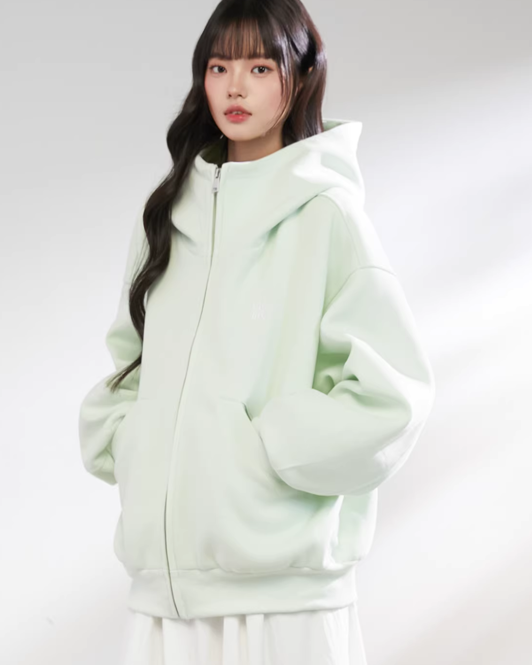 High-Neck Hoodie Jacket KIP0011