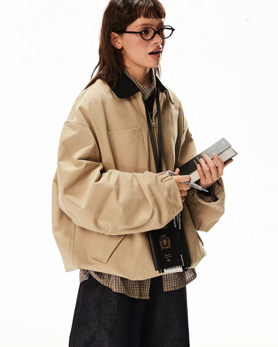 Vintage Style Work Blouson EZK0090