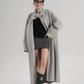 Mock Neck Long Coat SRS0413