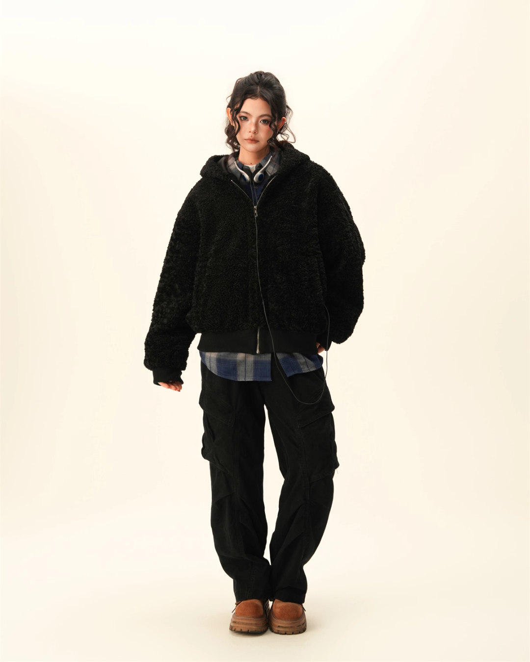 Fluffy Full Zip Hoodie BWA0010