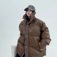 High Neck Volume Down Coat YLS0653