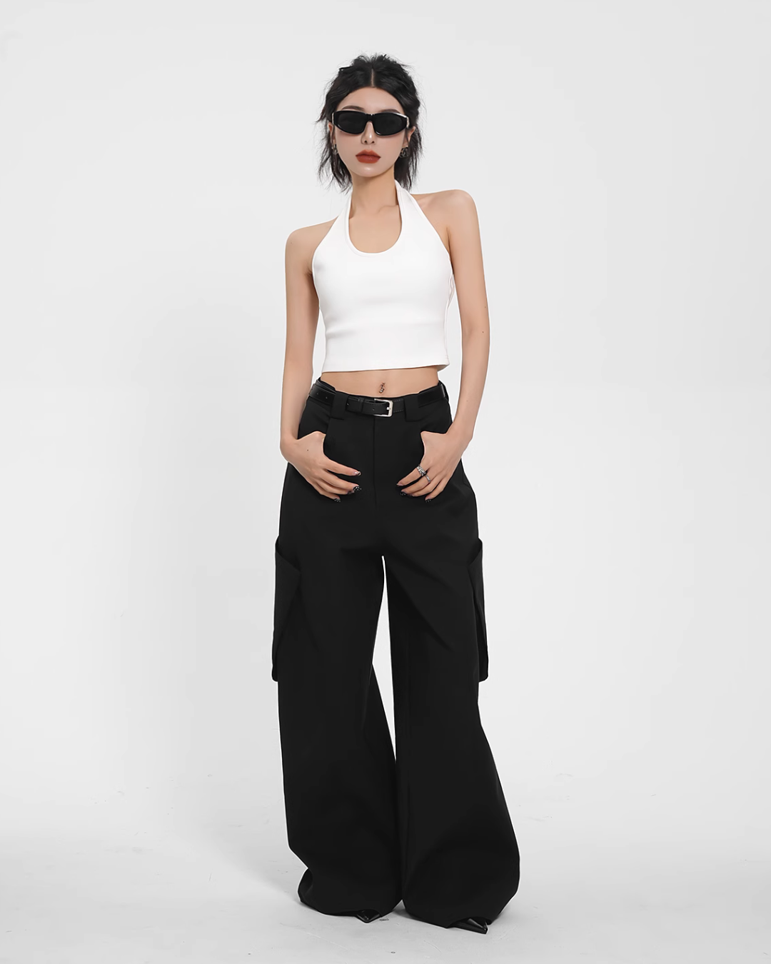 Wide Cargo Pants  SRS0297