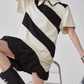 Polo Collar Color-Blocking Dress FER0112