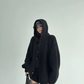 Oversized Hooded Knit Cardigan YLS1059