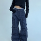 Pocket Design Wide Cargo Pants YLS0889