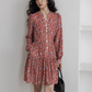 V-Neck Floral Dress VAS0193