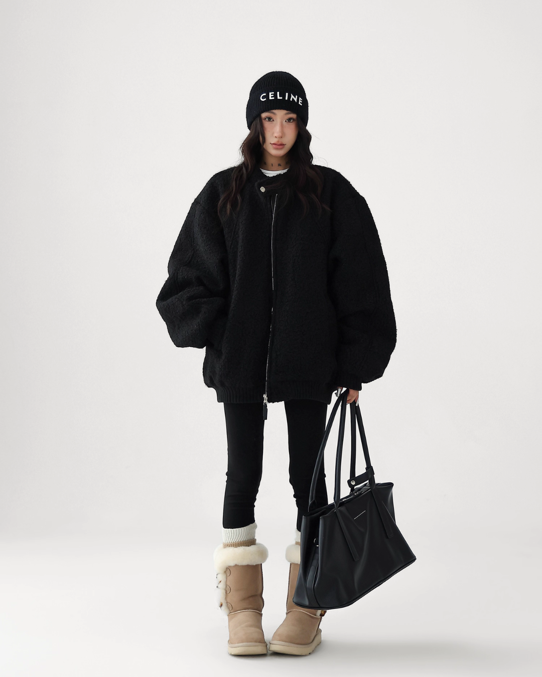Stand Collar Wool Coat ACS0306