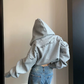 Back Logo Zip Hoodie YLS1036