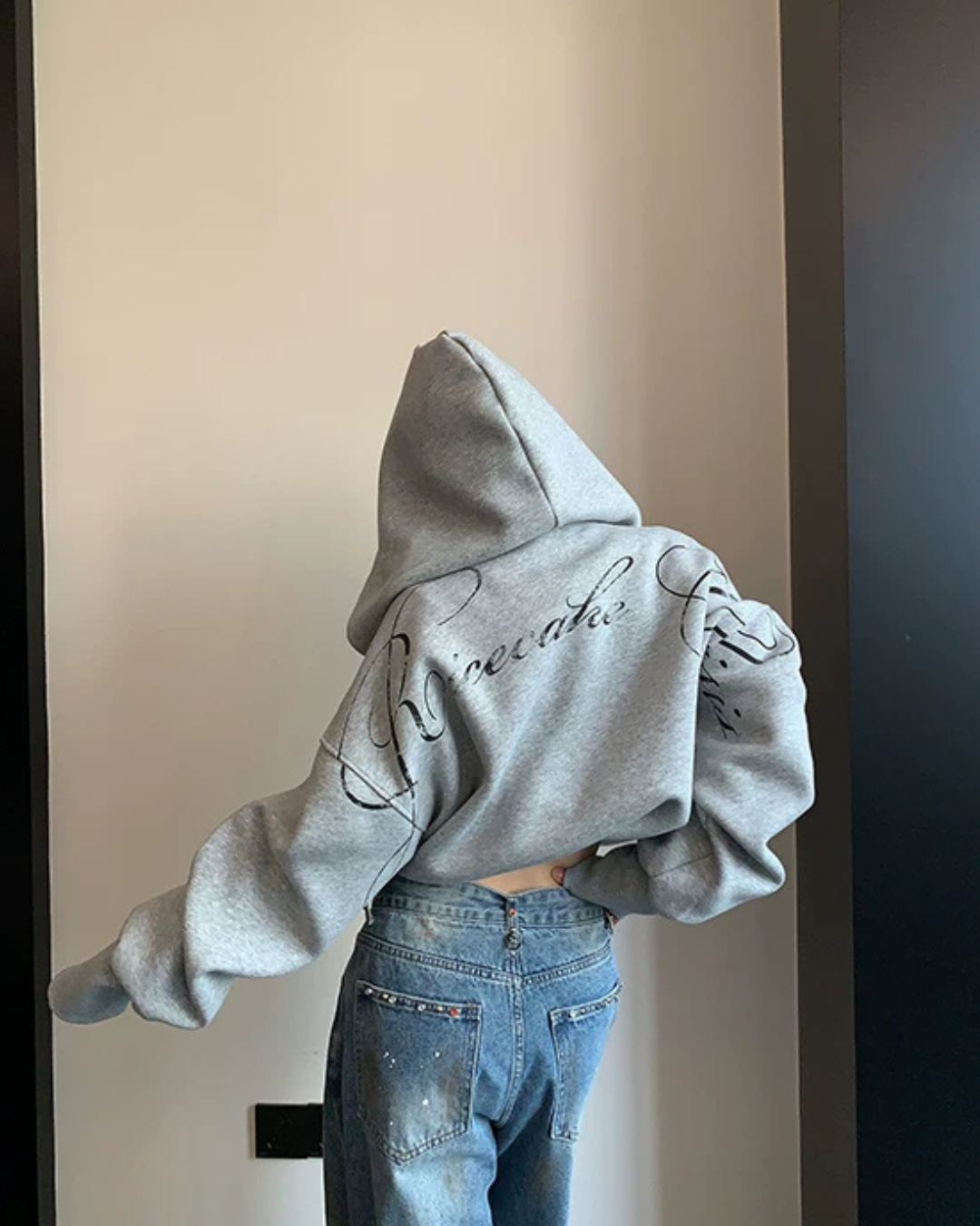 Back Logo Zip Hoodie YLS1036