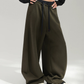Layered Design Wide Sweatpants ACS0391