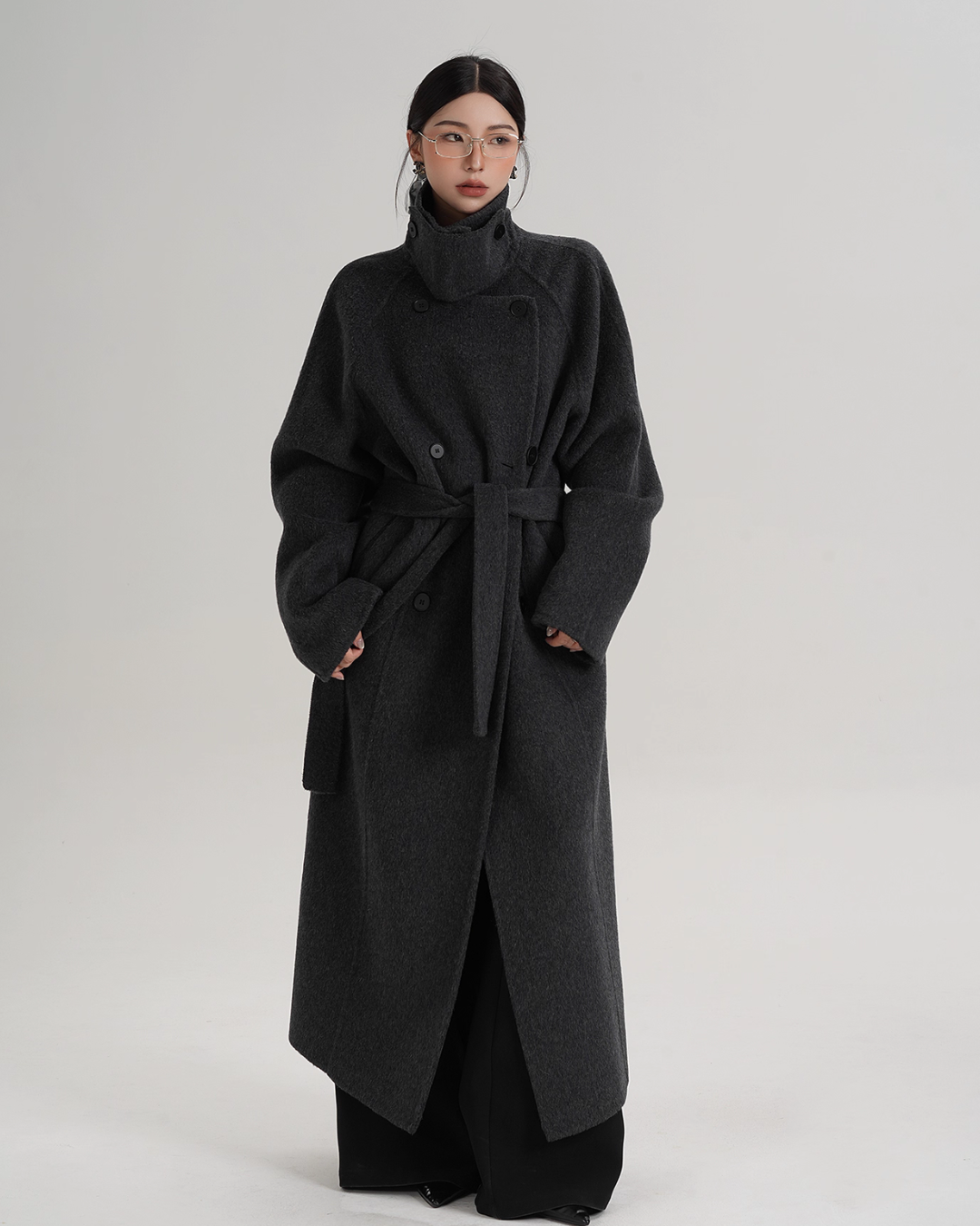 Elegant Long Wool Coat SRS0365