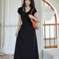 Puff Sleeve Long Dress SMS0023