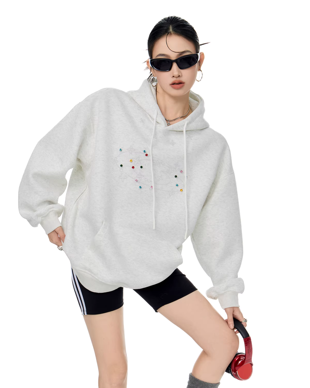 Bijou Logo Sweatshirt Hoodie ICM0117