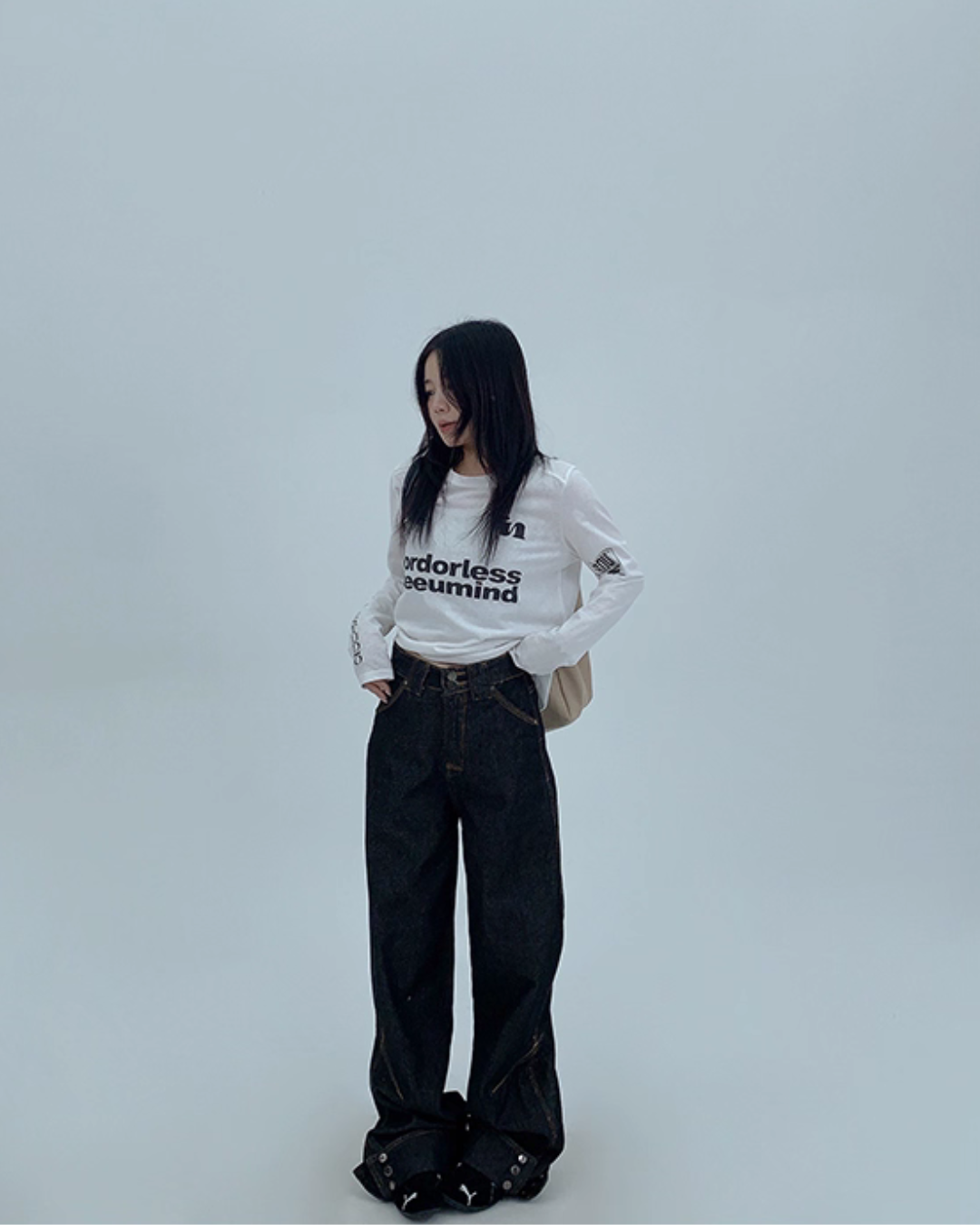 Vintage Straight Wide Pants YLS0972