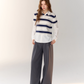 Race Ribbon Loose Slacks Pants ASG0061