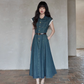 French Girly Denim Dress SMS0002