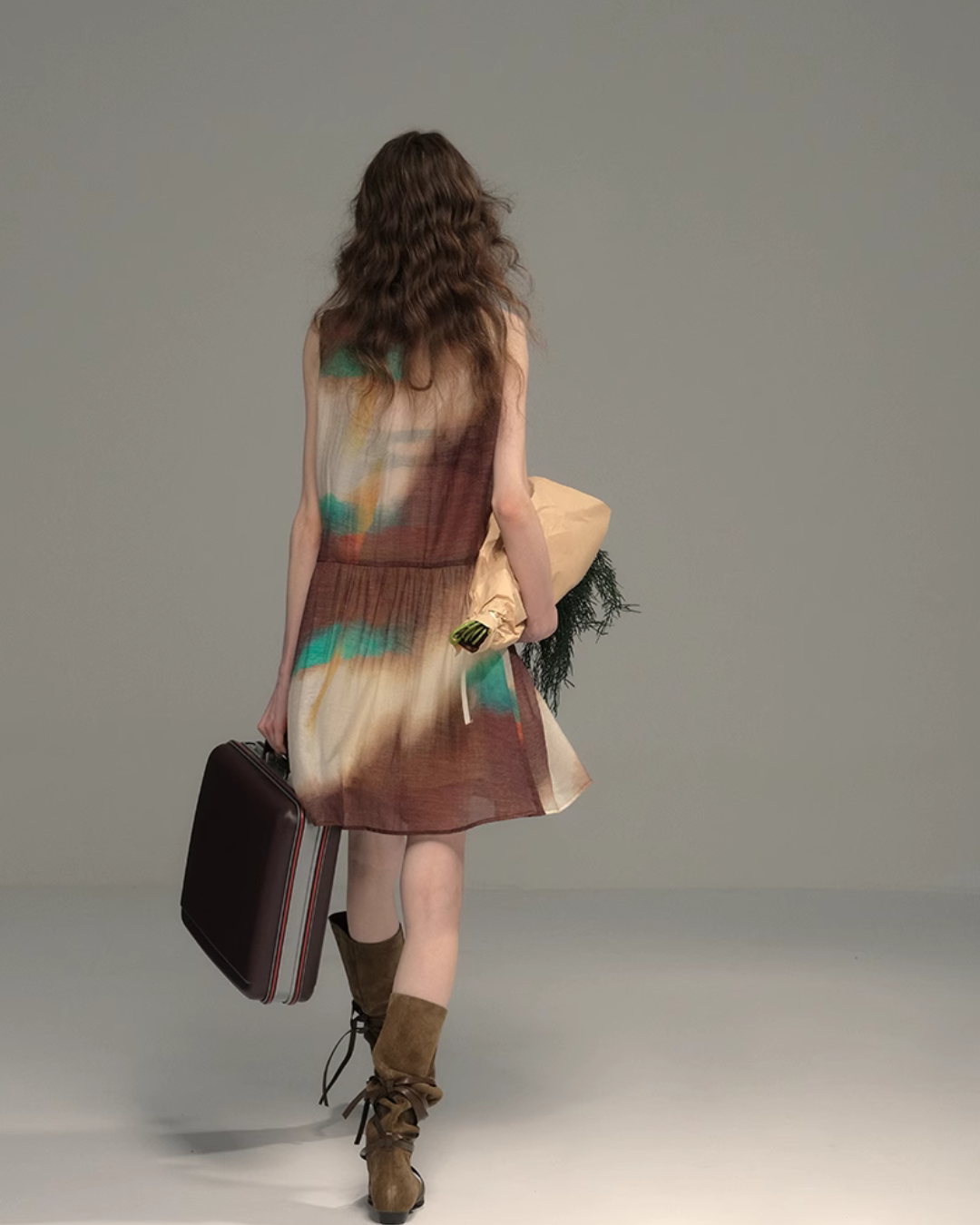 Tie-Dye Sleeveless Dress USY0007