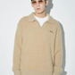 V-Neck Knit Polo Sweater WSO0001