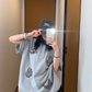 Butterfly Patch Short Sleeve T-Shirt YLS0836