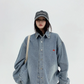 Washed Loose Denim Shirt YLS0743