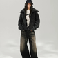 Oversized Knit Zip-Up Jacket ACS0388