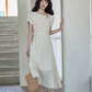 Cotton Apricot Long Dress SMS0026