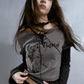 Vintage Lace Up Layered Tops CEN0020