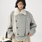 Fur Collar Trench Coat  ACS0346