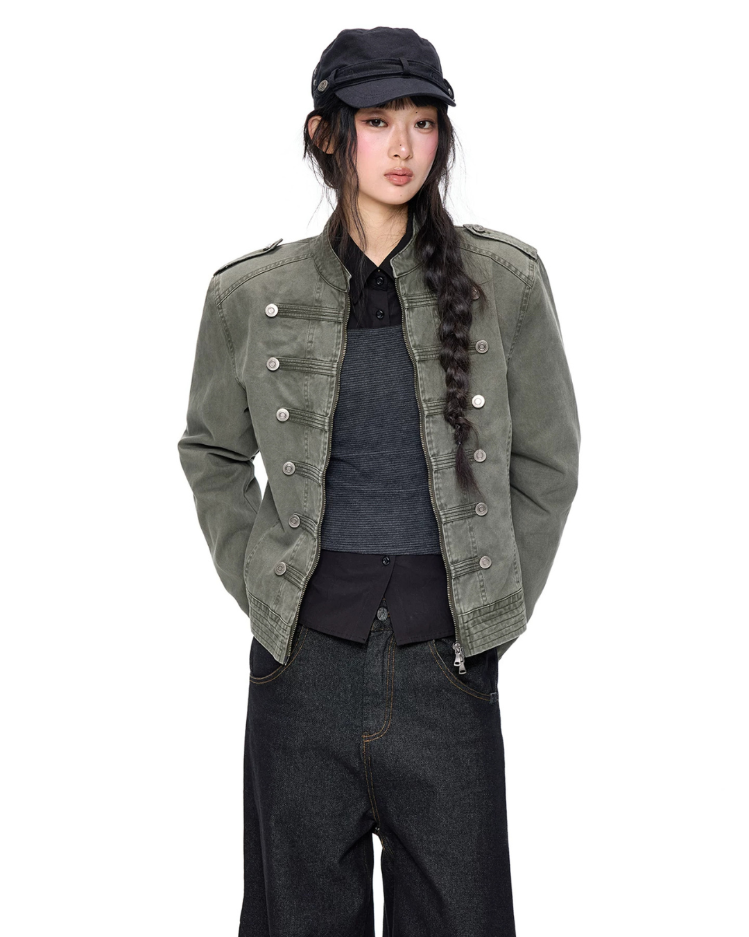 Rebel Military Jacket EZK0107