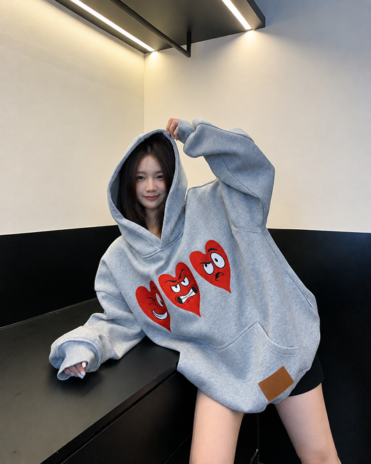 Heart Cartoon Hoodie YLS1073