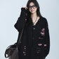 Distressed Knit Cardigan WLS0005