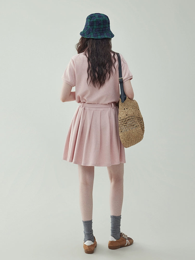 Polo Collar Mini Dress AMU0018