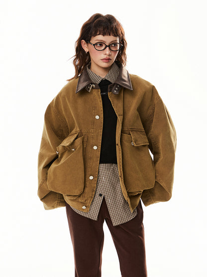 Vintage Washed Work Jacket EZK0087