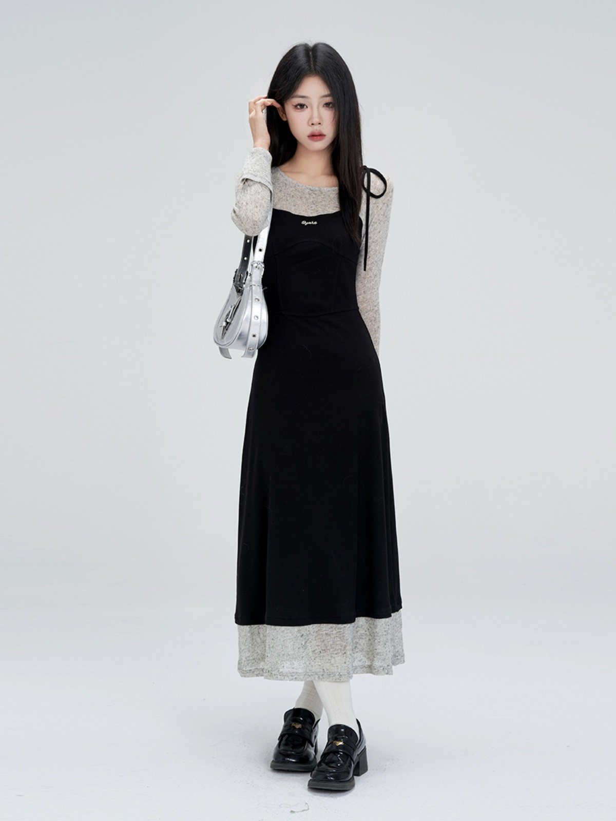 Layered-Style Camisole Dress WDB0023