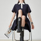 Pleated Cleric Polo Dress FER0207