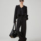 Half-Zip Sailor Collar Top / Wide Pants FER0374