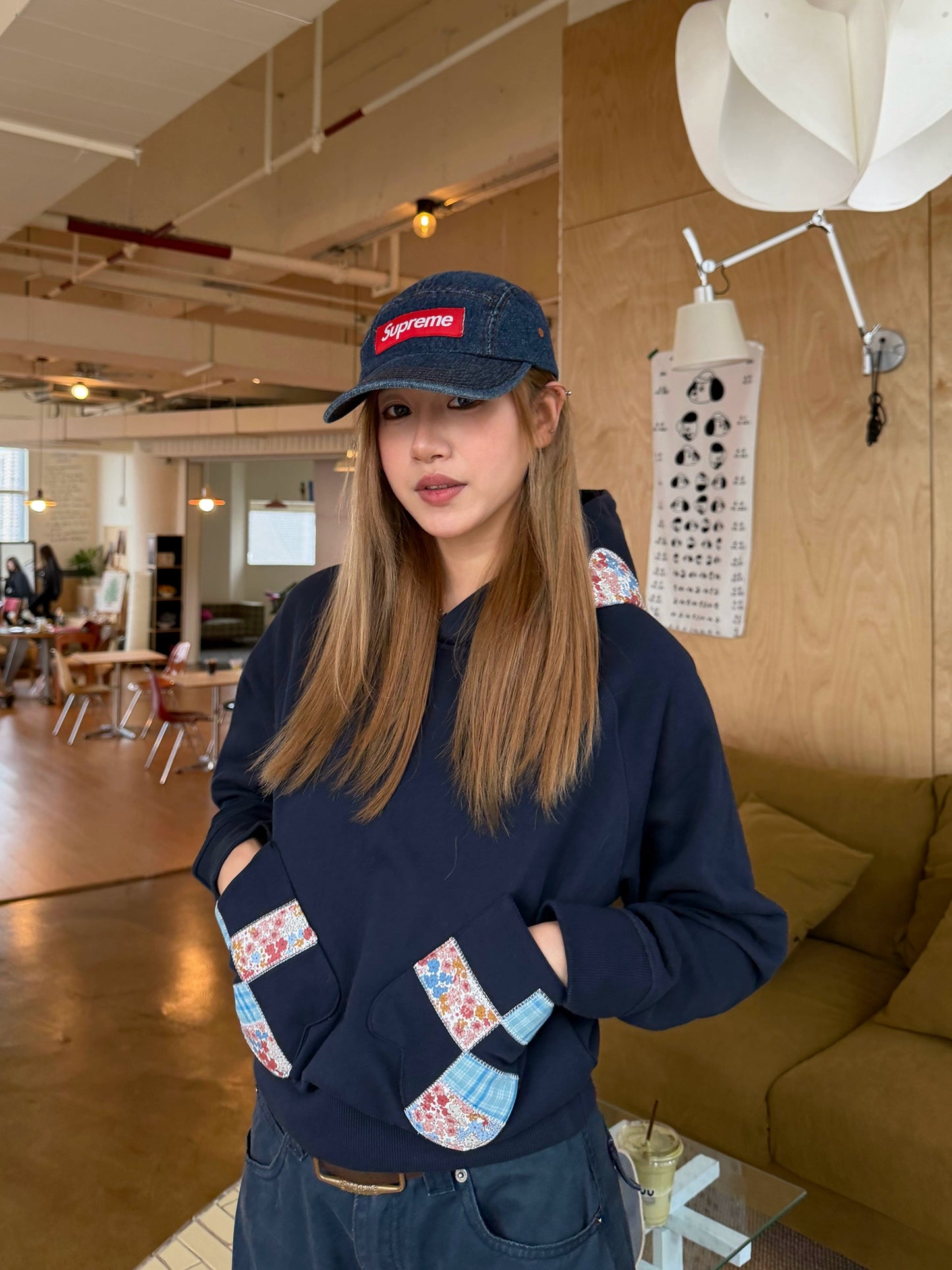 Patchwork Embroidered Hoodie CYE0081