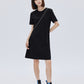Crew Neck T-Shirt Short Dress SHN0010