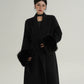 Fur Cuff Long Coat SRS0403