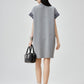Gingham Check Polo Sweat Dress FER0206