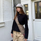 Half-Button Long Sleeve Top CYE0022