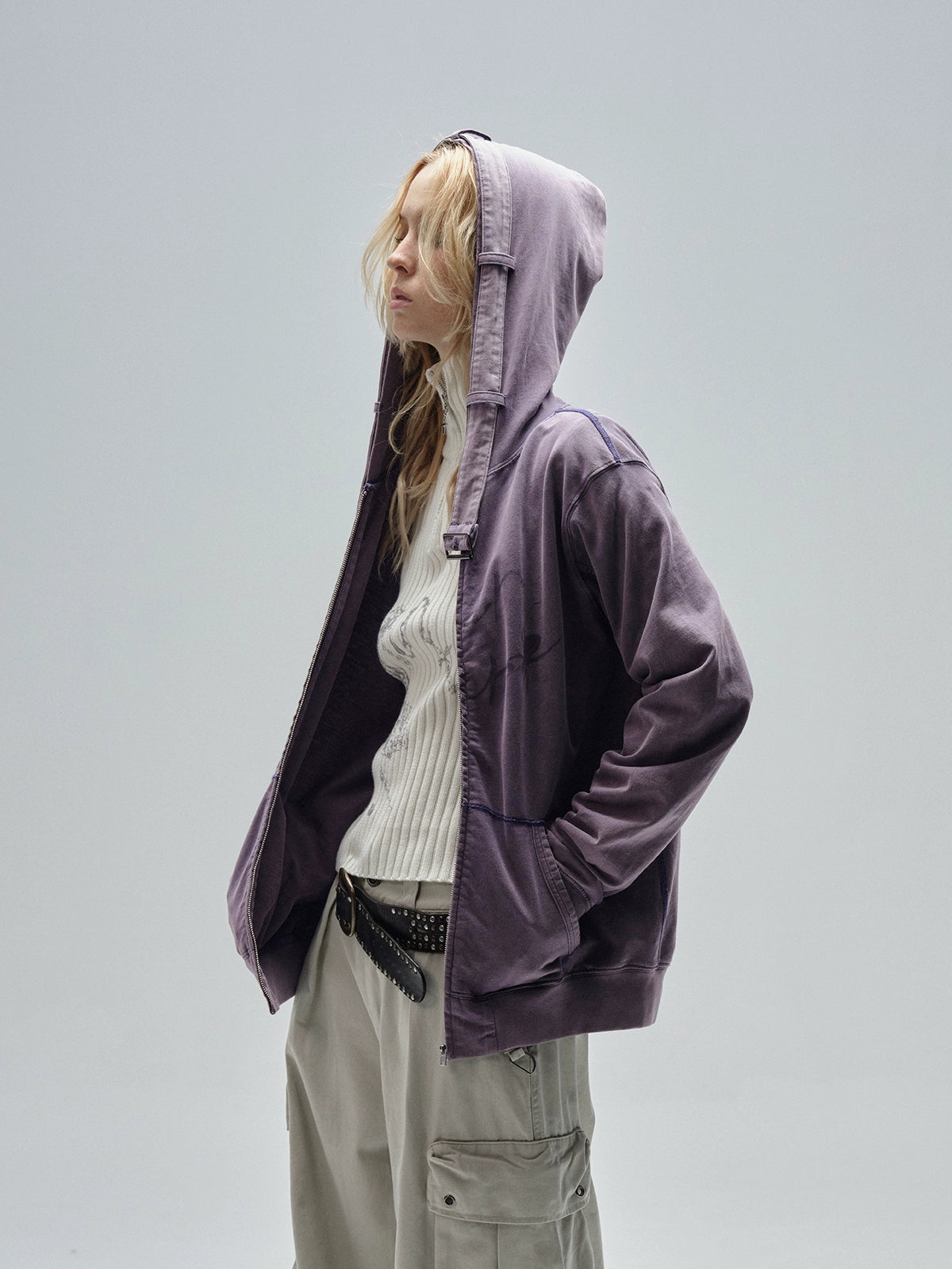 Punk Hood Zip Hoodie WAT0018