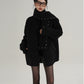 Scarf Mid-Length Wool Coat SRS0383