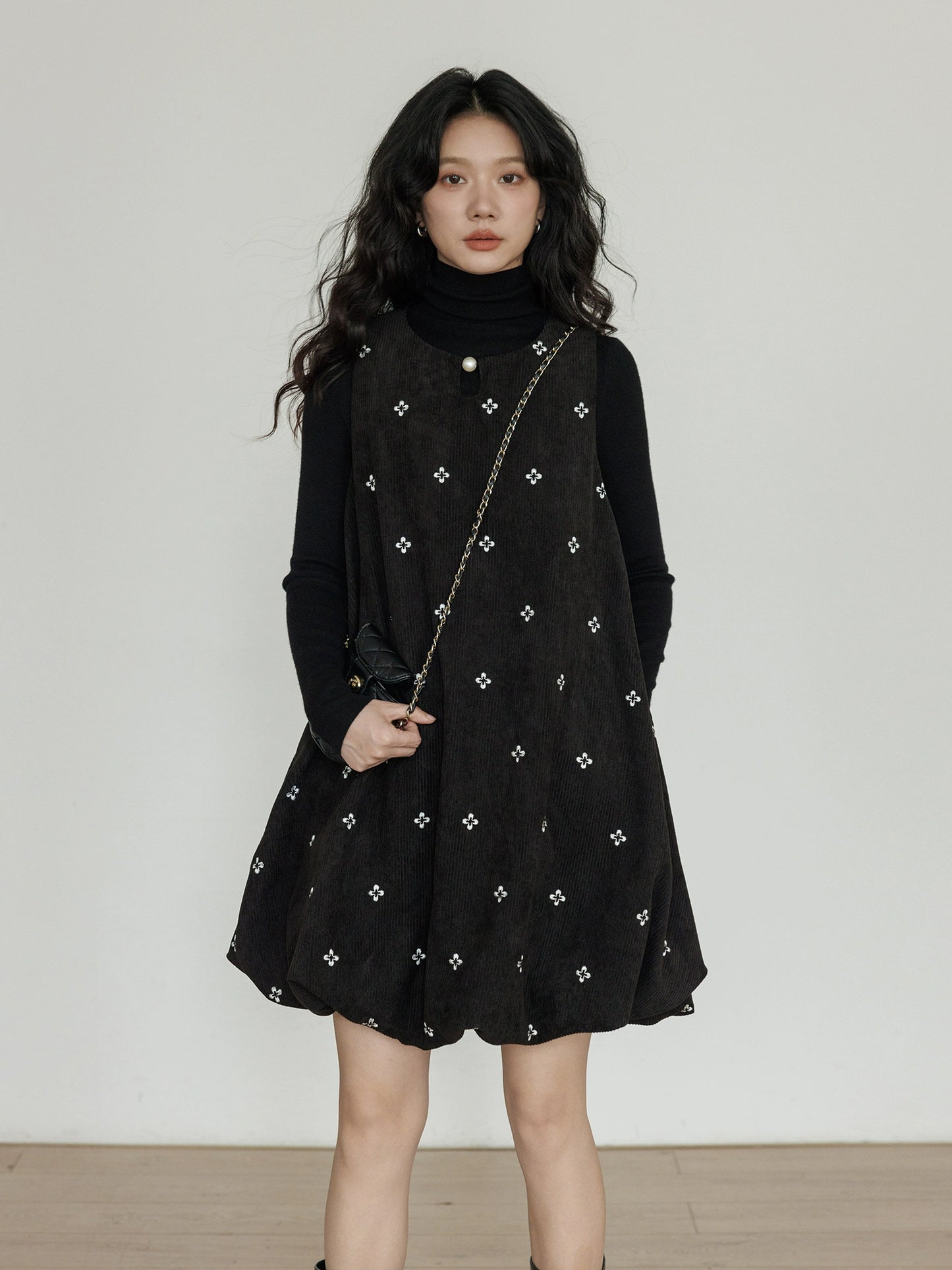 Round Neck Vest Dress VAS0171