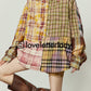 Patchwork Design Shirt LLA0246