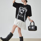 Lace Docking T-Shirt Dress FER0188