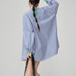 Blue Striped Long-Sleeve Shirt FER0182